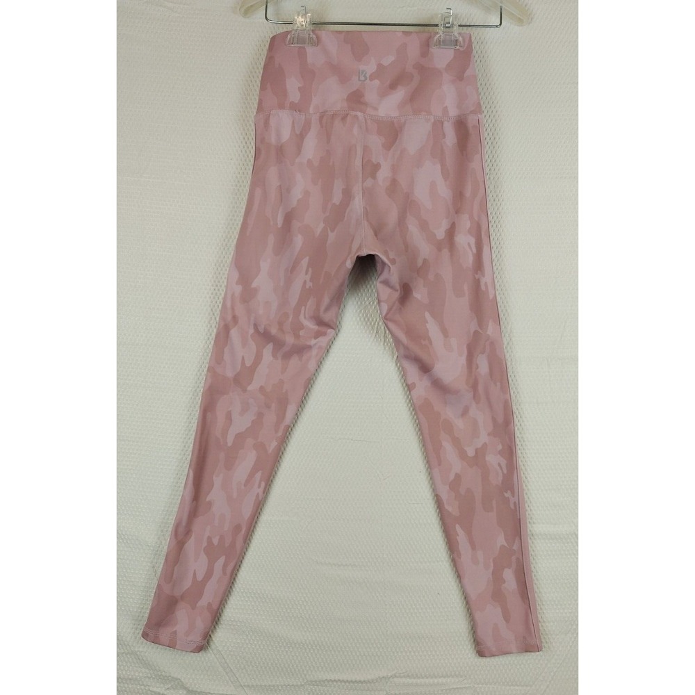 Buff Bunny Collection Pink Camo Leggings Size Medium Activewear Workout Pants - Picture 3 of 5